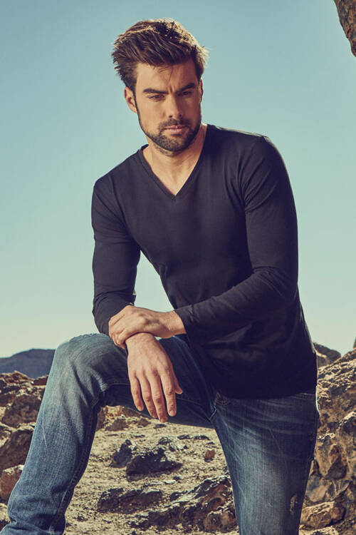 X.O V-Neck T LS Men