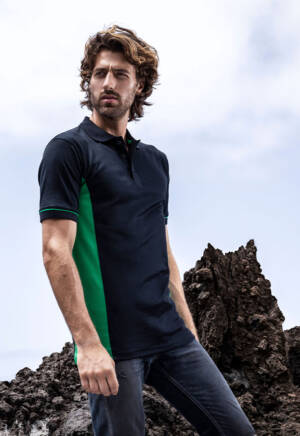 Promodoro Mens Function Contrast Polo