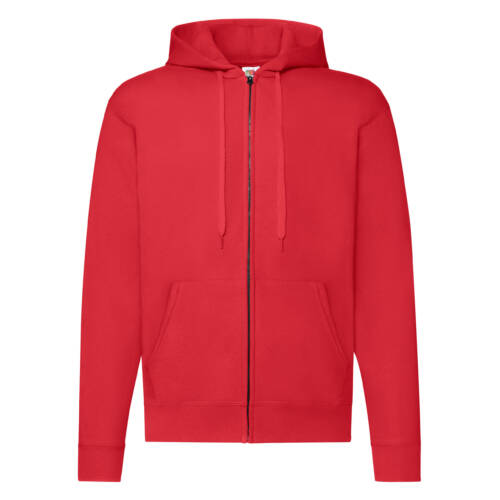 Fruit of the Loom Classic Hooded Sweat Jacket Classic Hooded Sweat Jacket – L, Red-40