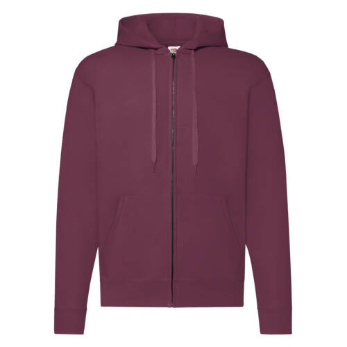 Fruit of the Loom Classic Hooded Sweat Jacket Classic Hooded Sweat Jacket – S, Burgundy-41