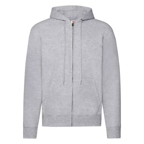 Fruit of the Loom Classic Hooded Sweat Jacket Classic Hooded Sweat Jacket – 2XL, Heather Grey-94