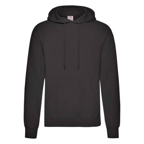 Fruit of the Loom Classic Hooded Sweat Classic Hooded Sweat – XL, Black-36