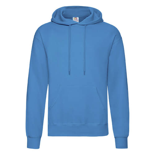 Fruit of the Loom Classic Hooded Sweat Classic Hooded Sweat – S, Azure Blue-ZU