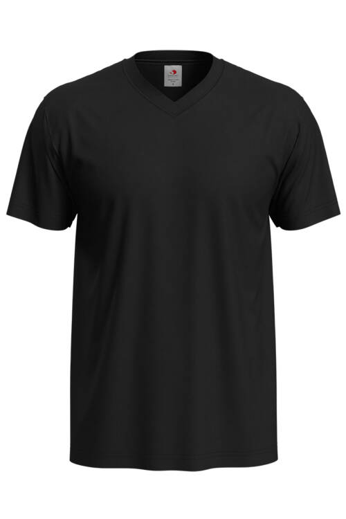 Stedman Classic-T V-neck Classic-T V-neck – L, Black Opal-BLO