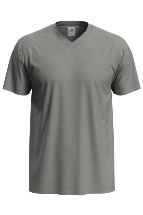 Stedman Classic-T V-neck Classic-T V-neck – 3XL, Grey Heather-GYH