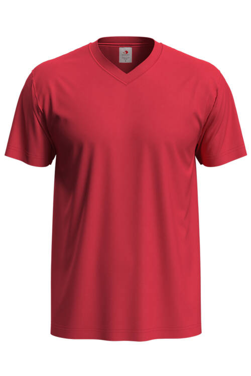 Stedman Classic-T V-neck Classic-T V-neck – XL, Scarlet Red-SRE