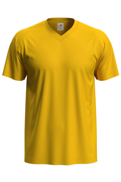 Stedman Classic-T V-neck Classic-T V-neck – 2XL, Sunflower Yellow-SUN