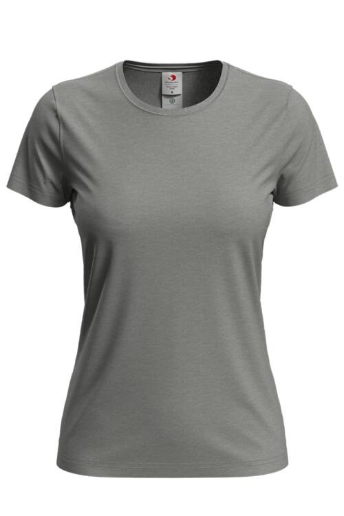 Stedman Classic-T Organic Fitted Women Classic-T Organic Fitted Women – XS, Grey Heather-GYH