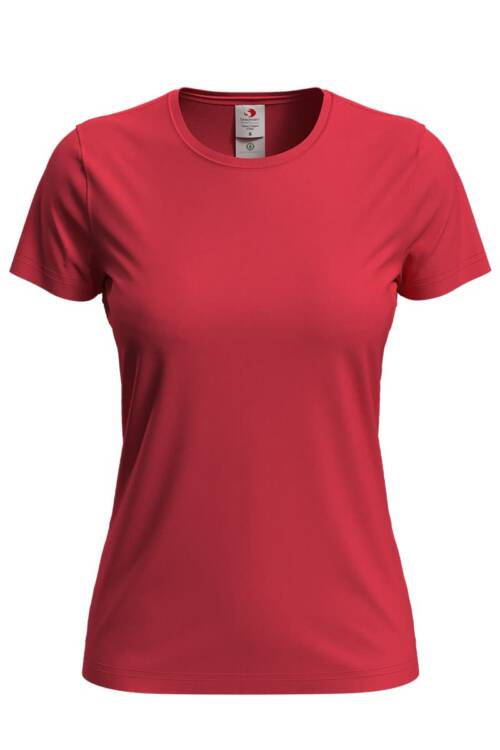 Stedman Classic-T Organic Fitted Women Classic-T Organic Fitted Women – XS, Scarlet Red-SRE