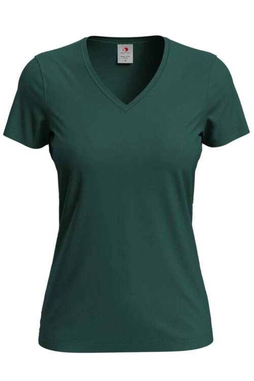 Stedman Classic-T V-neck Women Classic-T V-neck Women – L, Bottle Green-BOG