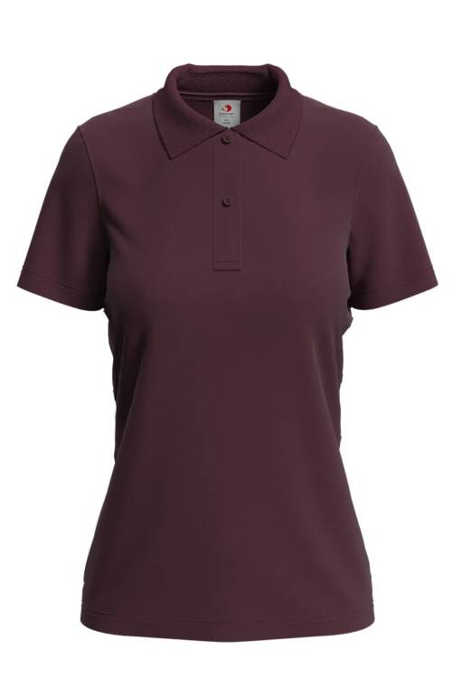 Stedman Polo Women Polo Women – L, Burgundy Red-BGR