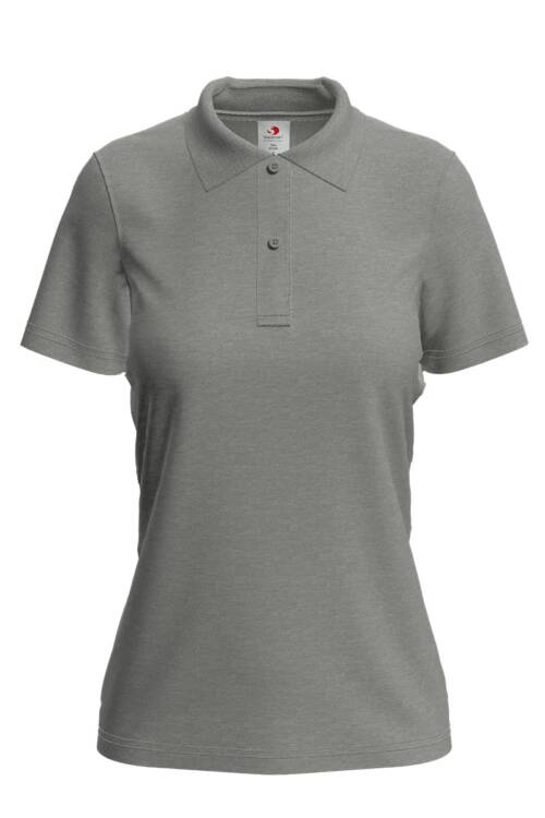 Stedman Polo Women Polo Women – L, Grey Heather-GYH