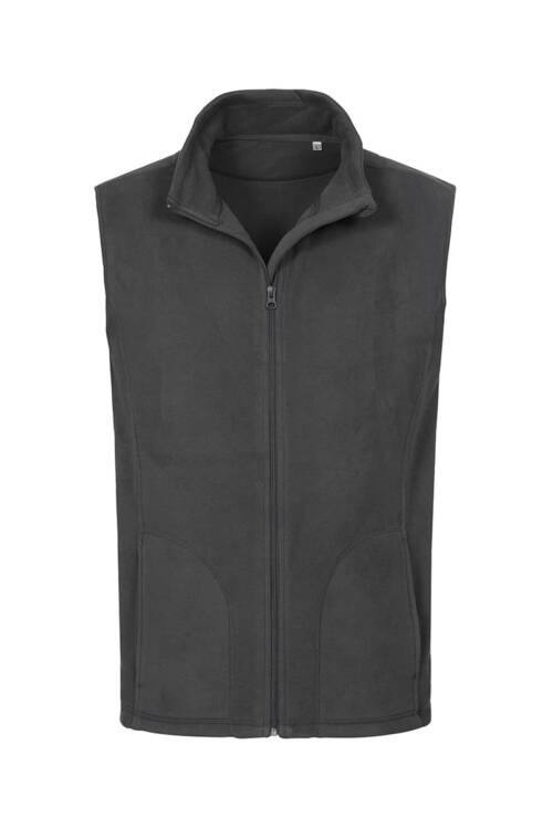 Stedman Fleece Vest Fleece Vest – 2XL, Grey Steel-GRS