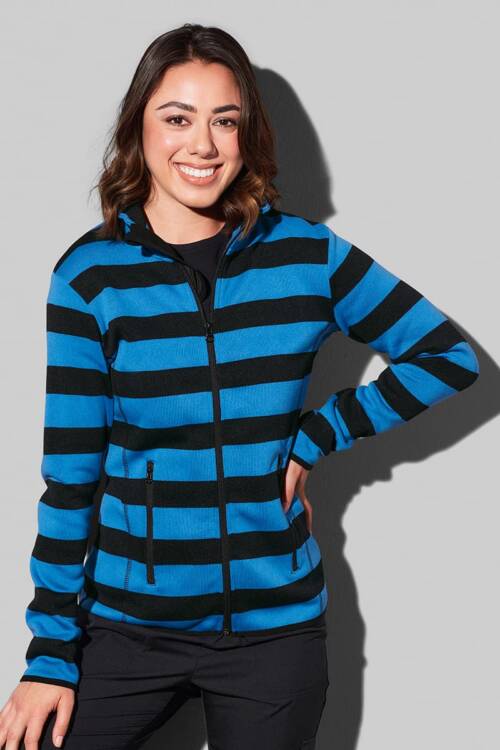 Stedman Striped Fleece Jacket Women