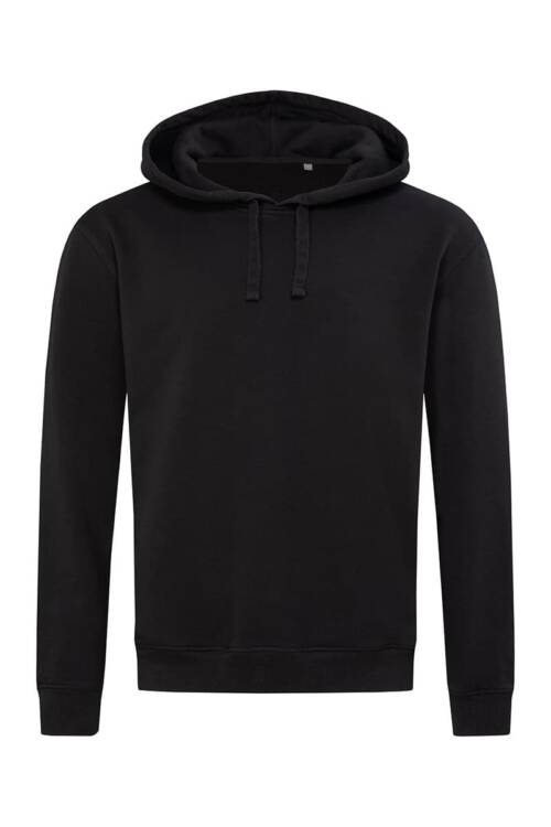 Stedman Recycled Sweat Hoodie Recycled Sweat Hoodie – 2XL, Black Opal-BLO