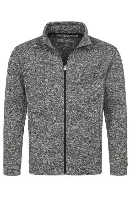 Stedman Knit Fleece Jacket Knit Fleece Jacket – 2XL, Dark Grey Melange-DGM
