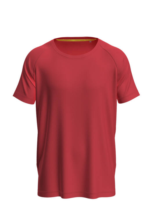 Stedman Active 140 Raglan Active 140 Raglan – 2XL, Crimson Red-CSR