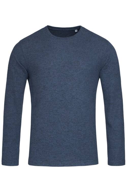 Stedman Knit Long Sleeve Knit Long Sleeve – L, Marina Blue Melange-MBM