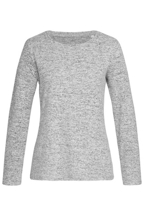 Stedman Knit Long Sleeve Women Knit Long Sleeve Women – L, Light Grey Melange-LGM