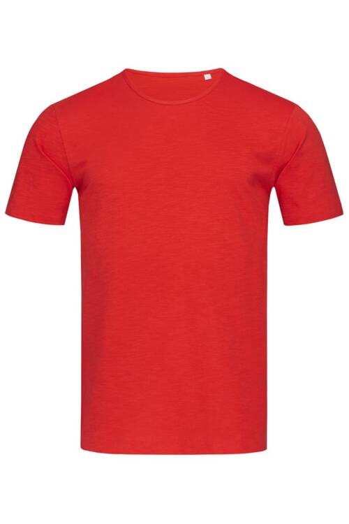 Stedman Shawn Slub Crew Neck Shawn Slub Crew Neck – 2XL, Crimson Red-CSR