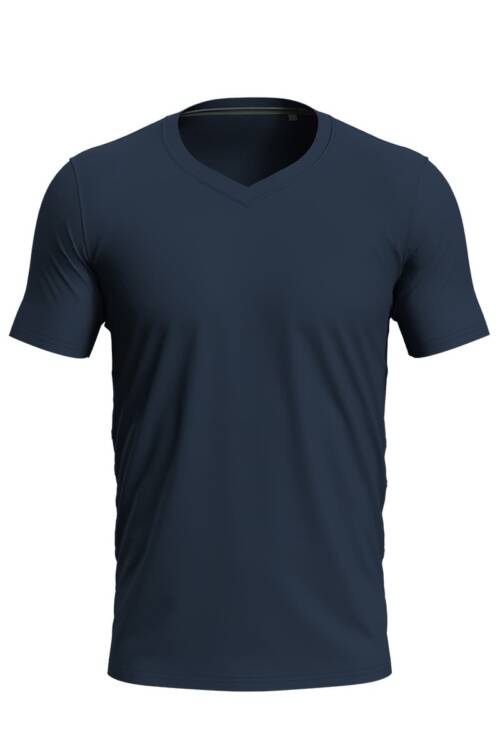 Stedman Clive V-neck Clive V-neck – 2XL, Blue Midnight-BLM