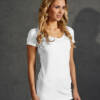 Promodoro Womens Slim Fit V-Neck-T Long Womens Slim Fit V-Neck-T Long – 2XL, white-00