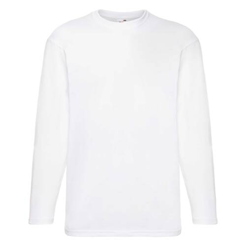 Fruit of the Loom Valueweight Long Sleeve T Valueweight Long Sleeve T – M, White-30