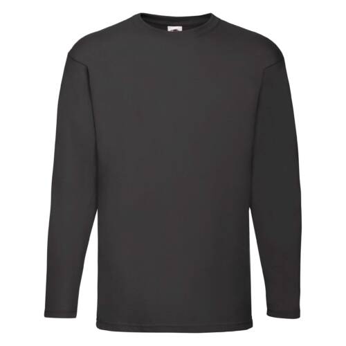 Fruit of the Loom Valueweight Long Sleeve T Valueweight Long Sleeve T – 5XL, Black-36