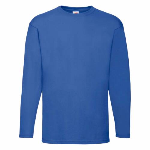 Fruit of the Loom Valueweight Long Sleeve T Valueweight Long Sleeve T – L, Royal Blue-51