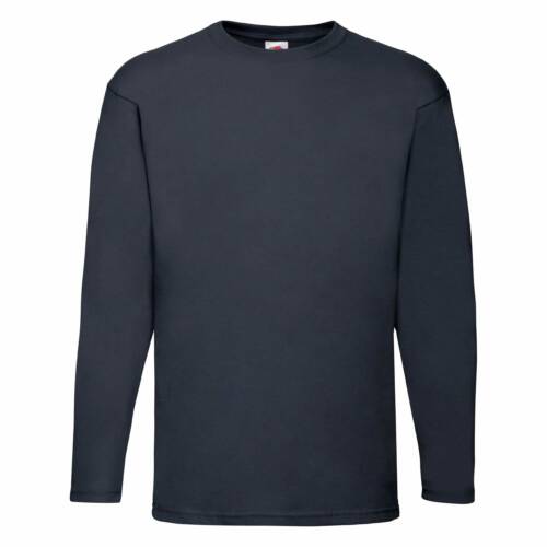 Fruit of the Loom Valueweight Long Sleeve T Valueweight Long Sleeve T – 3XL, Deep Navy-AZ