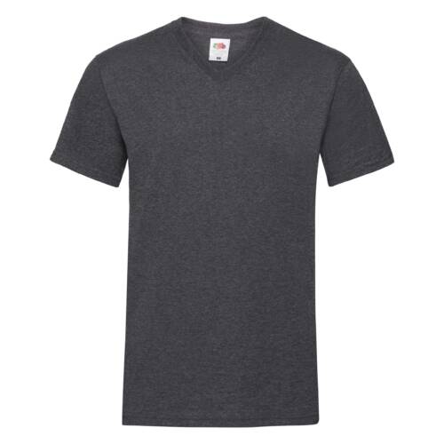 Fruit of the Loom Valueweight V-Neck T Valueweight V-Neck T – XL, Dark Heather Grey-HD