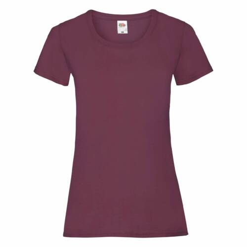 Fruit of the Loom Ladies Valueweight T Ladies Valueweight T – S, Burgundy-41