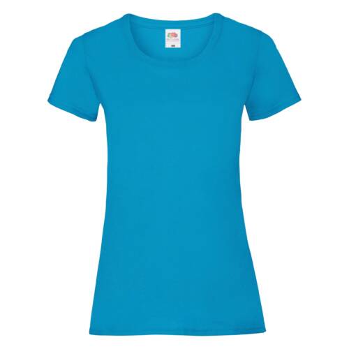 Fruit of the Loom Ladies Valueweight T Ladies Valueweight T – S, Azure Blue-ZU