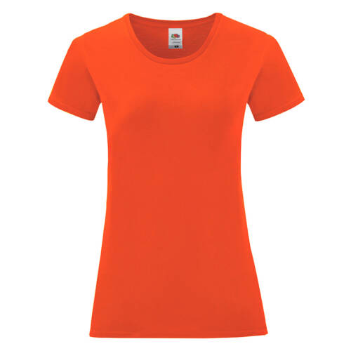 Fruit of the Loom Ladies Iconic 150 T Ladies Iconic 150 T – L, Flame-FR