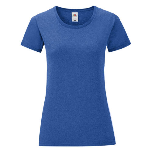 Fruit of the Loom Ladies Iconic 150 T Ladies Iconic 150 T – L, Heather Royal-R6