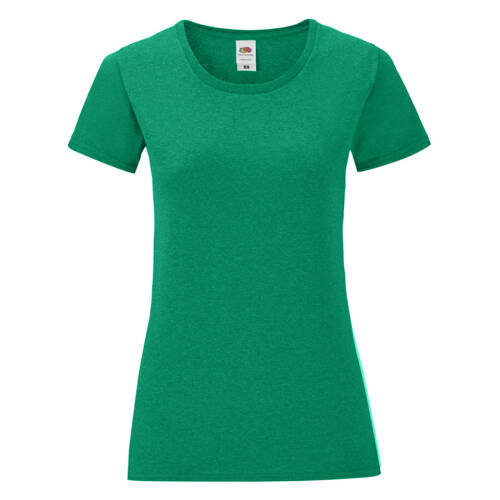Fruit of the Loom Ladies Iconic 150 T Ladies Iconic 150 T – XL, Heather Green-RX