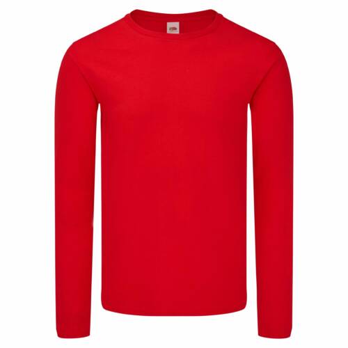 Fruit of the Loom Iconic 150 Classic Long Sleeve T Iconic 150 Classic Long Sleeve T – 2XL, Red-40