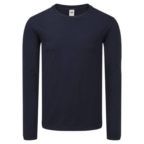 Fruit of the Loom Iconic 150 Classic Long Sleeve T Iconic 150 Classic Long Sleeve T – L, Deep Navy-AZ