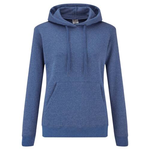Fruit of the Loom Ladies Classic Hooded Sweat Ladies Classic Hooded Sweat – XS, Heather Royal-R6