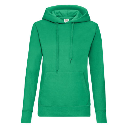 Fruit of the Loom Ladies Classic Hooded Sweat Ladies Classic Hooded Sweat – L, Kelly Green-47
