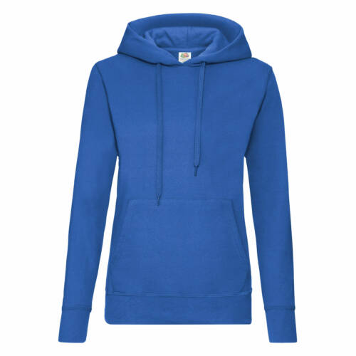 Fruit of the Loom Ladies Classic Hooded Sweat Ladies Classic Hooded Sweat – 2XL, Royal Blue-51