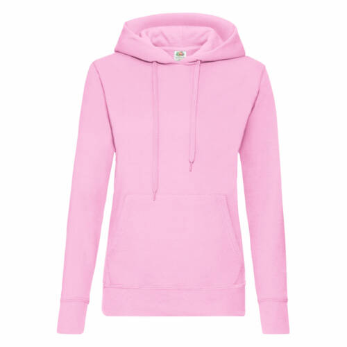 Fruit of the Loom Ladies Classic Hooded Sweat Ladies Classic Hooded Sweat – XL, Light Pink-52