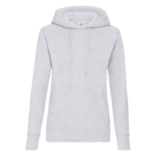 Fruit of the Loom Ladies Classic Hooded Sweat Ladies Classic Hooded Sweat – XS, Heather Grey-94