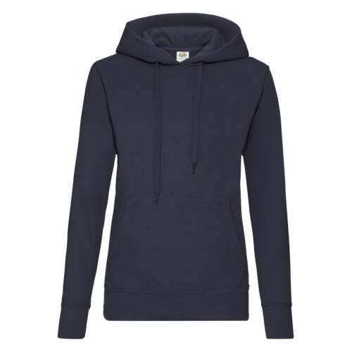 Fruit of the Loom Ladies Classic Hooded Sweat Ladies Classic Hooded Sweat – 2XL, Deep Navy-AZ