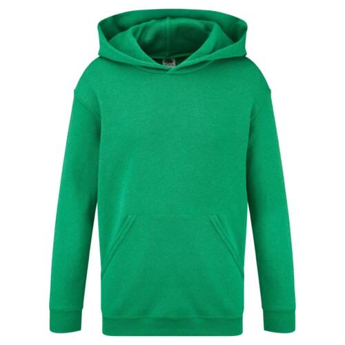 Fruit of the Loom Kids Classic Hooded Sweat Kids Classic Hooded Sweat – 152, Heather Green-RX