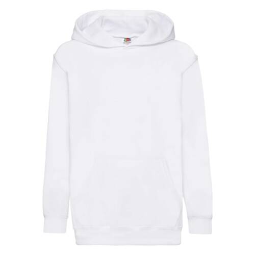Fruit of the Loom Kids Classic Hooded Sweat Kids Classic Hooded Sweat – 116, White-30