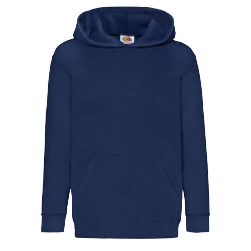 Fruit of the Loom Kids Classic Hooded Sweat Kids Classic Hooded Sweat – 164, Navy-32