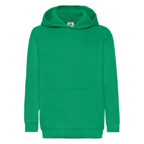 Fruit of the Loom Kids Classic Hooded Sweat Kids Classic Hooded Sweat – 152, Kelly Green-47