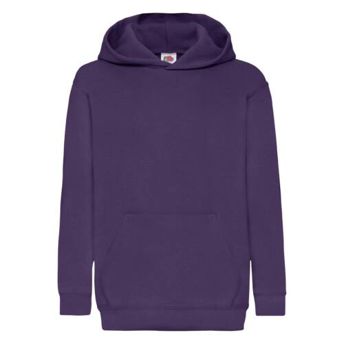Fruit of the Loom Kids Classic Hooded Sweat Kids Classic Hooded Sweat – 164, Purple-PE