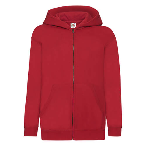 Fruit of the Loom Kids Classic Hooded Sweat Jacket Kids Classic Hooded Sweat Jacket – 152, Red-40